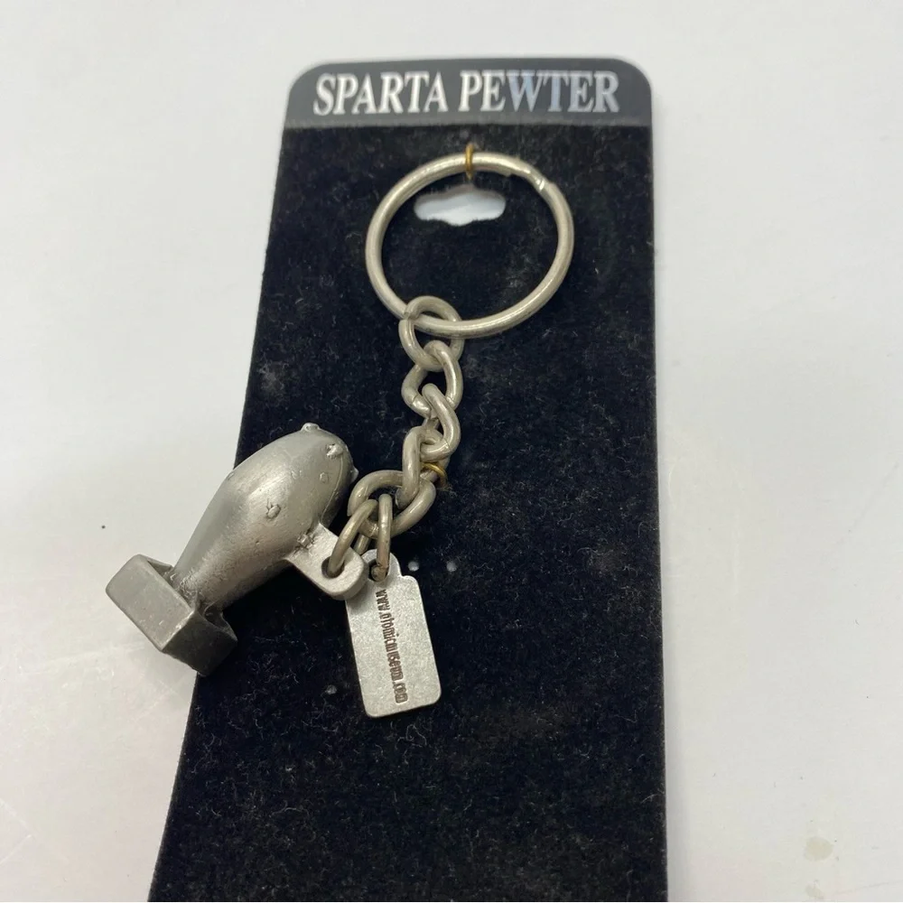 Fat Boy Sparta Pewter Key Chain 3D Atomic Bomb Made in Canada Man Gift Souvenir